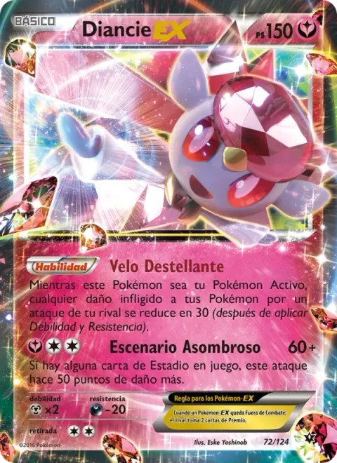Diancie EX [Sparkle Veil | Wonder Stage]