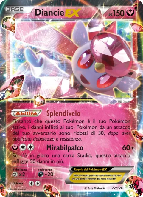 Diancie EX [Sparkle Veil | Wonder Stage]