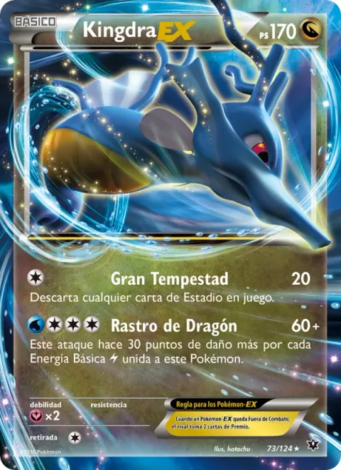 Kingdra EX [Big Storm | Dragon Trail]