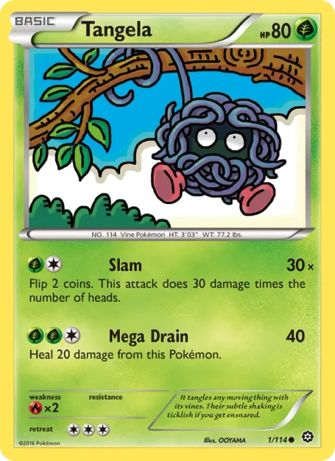 Tangela [Slam | Mega Drain]