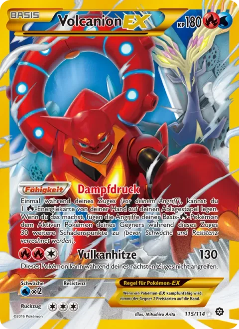 Volcanion EX [Steam Up | Volcanic Heat]