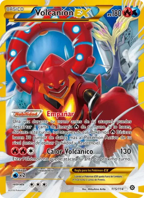 Volcanion EX [Steam Up | Volcanic Heat]