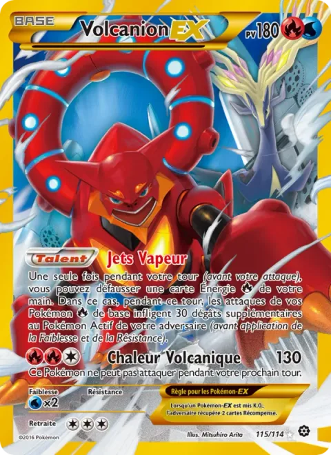 Volcanion EX [Steam Up | Volcanic Heat]