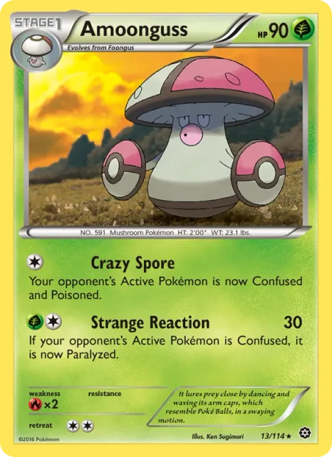 Amoonguss [Crazy Spore | Strange Reaction]