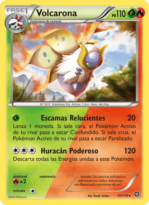 Volcarona [Shimmering Scales | Power Hurricane]
