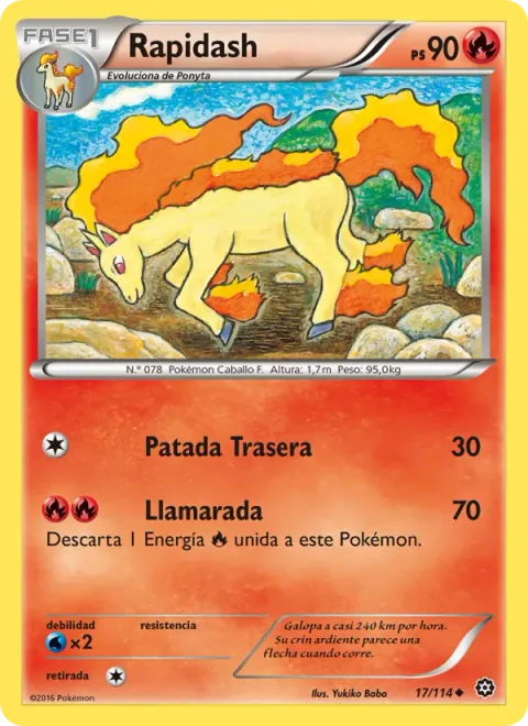 Rapidash [Rear Kick | Fire Blast]