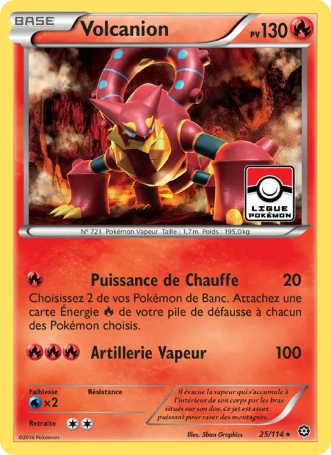 Volcanion EX [Steam Up | Volcanic Heat]