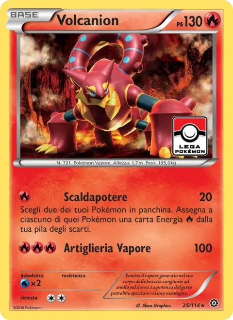 Volcanion EX [Steam Up | Volcanic Heat]