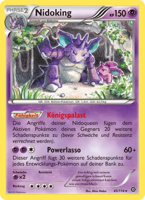 Nidoking [King's Palace | Power Lariat]