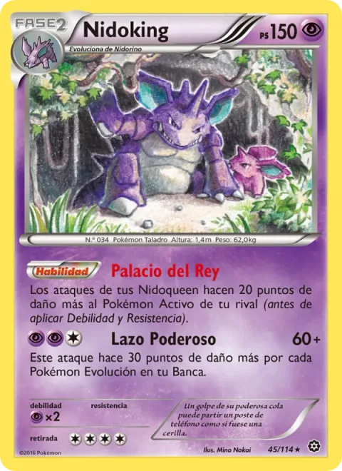 Nidoking [King's Palace | Power Lariat]