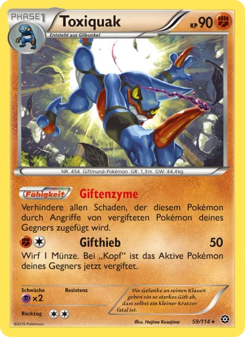 Toxicroak [Poison Enzyme | Poison Jab]