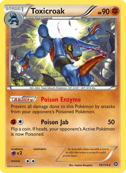 Toxicroak [Poison Enzyme | Poison Jab]