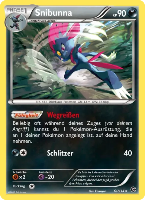 Weavile [Tear Away | Slash]
