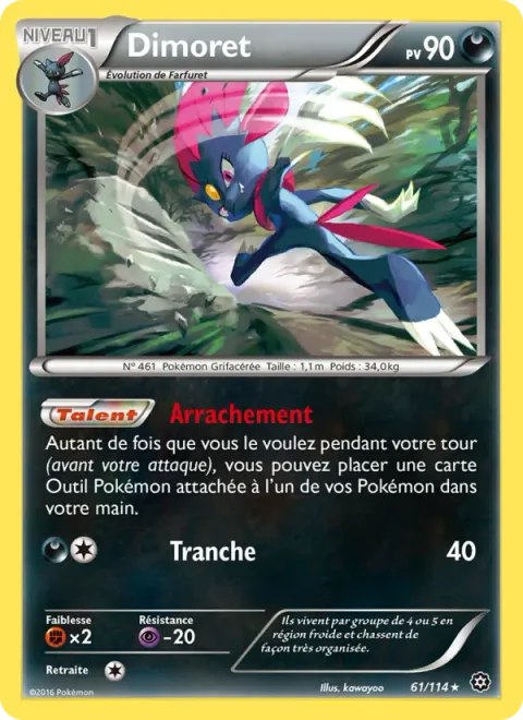 Weavile [Tear Away | Slash]