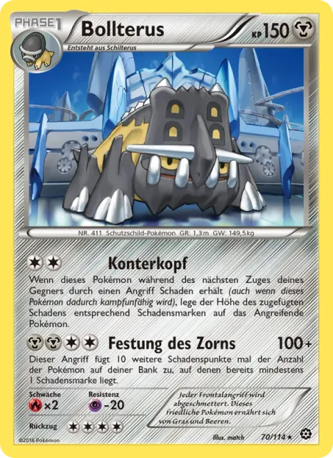 Bastiodon [Counter Head | Fortress of Rage]