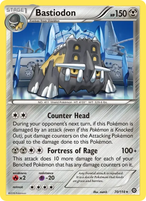 Bastiodon [Counter Head | Fortress of Rage]