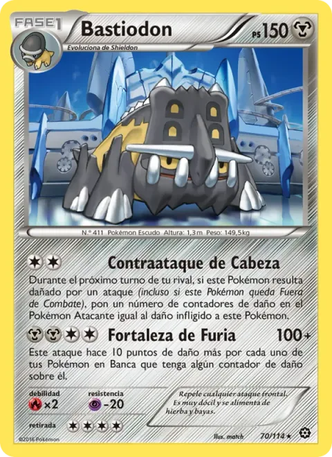Bastiodon [Counter Head | Fortress of Rage]