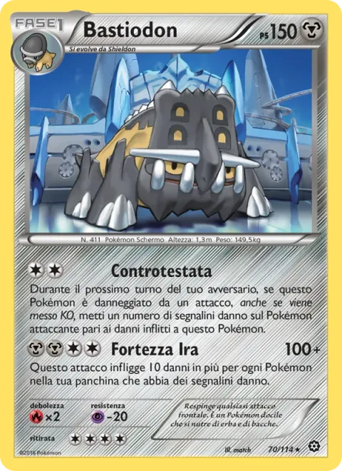 Bastiodon [Counter Head | Fortress of Rage]