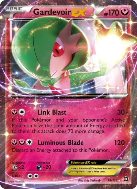 Gardevoir EX [Link Blast | Luminous Blade]