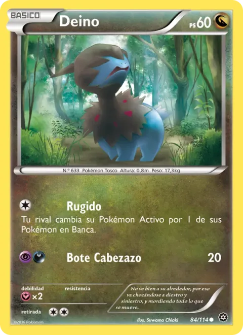 Deino [Roar | Headbutt Bounce]