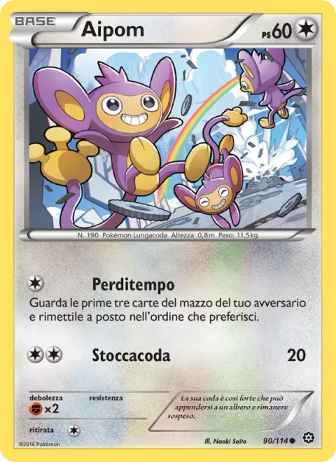 Aipom [Fiddle Around | Tail Jab]