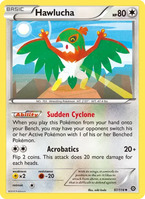 Hawlucha [Sudden Cyclone | Acrobatics]