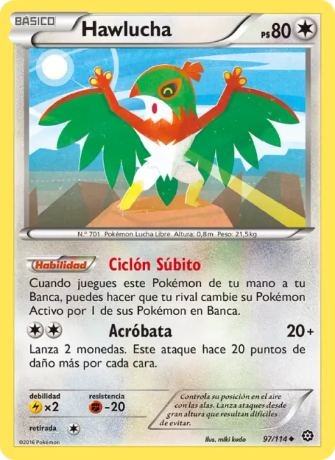 Hawlucha [Sudden Cyclone | Acrobatics]