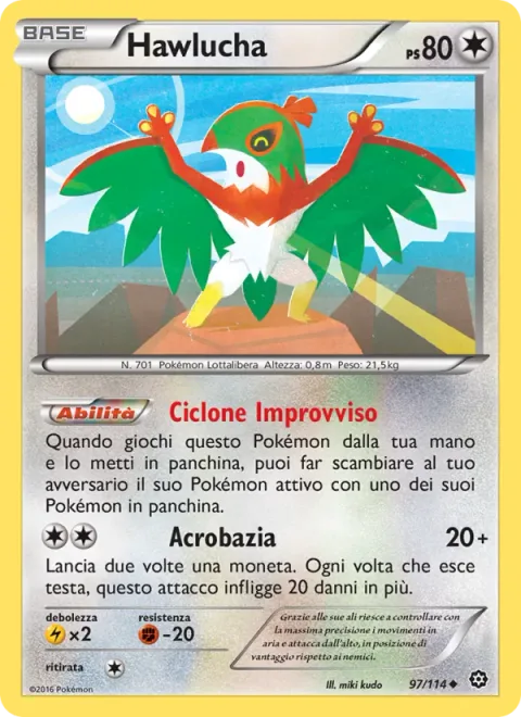 Hawlucha [Sudden Cyclone | Acrobatics]