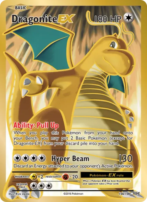 Dragonite EX [Pull Up | Hyper Beam]