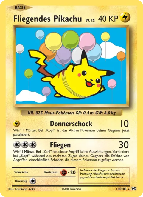 Flying Pikachu [Thundershock | Fly]