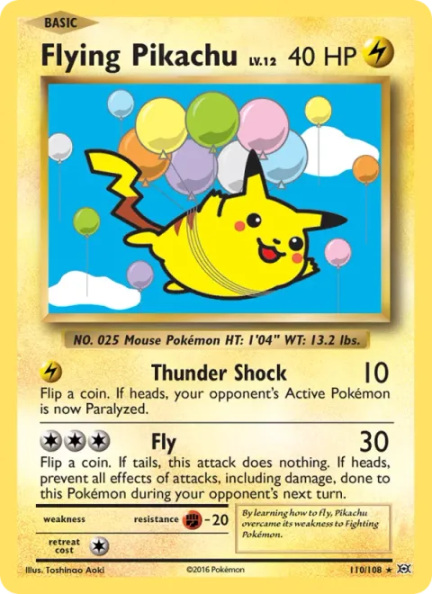 Flying Pikachu [Thundershock | Fly]