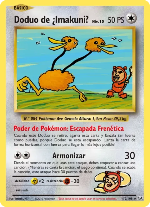 Imakuni?'s Doduo [Frienzied Escape | Harmonize]