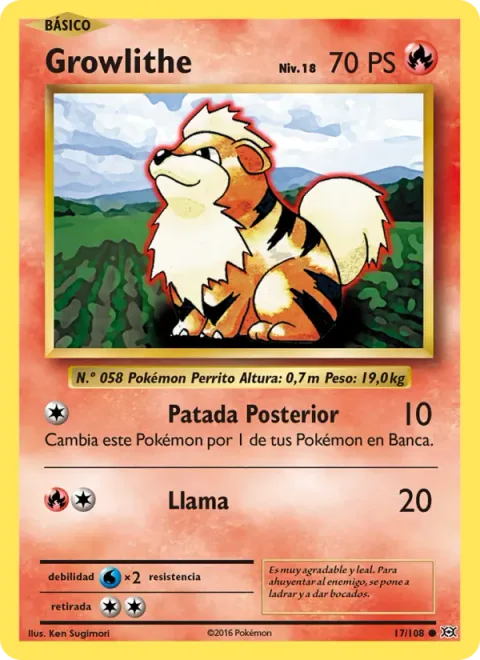 Growlithe [Hind Kick | Flare]