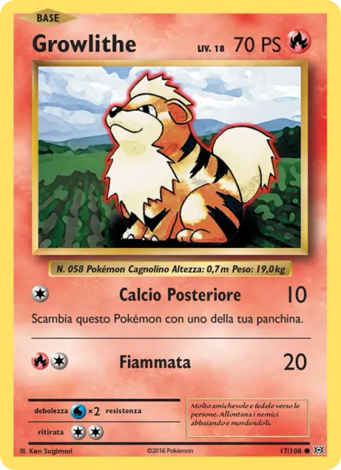 Growlithe [Hind Kick | Flare]