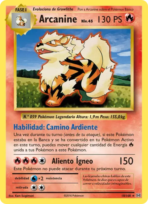 Arcanine [Burning Road | Scorching Breath]