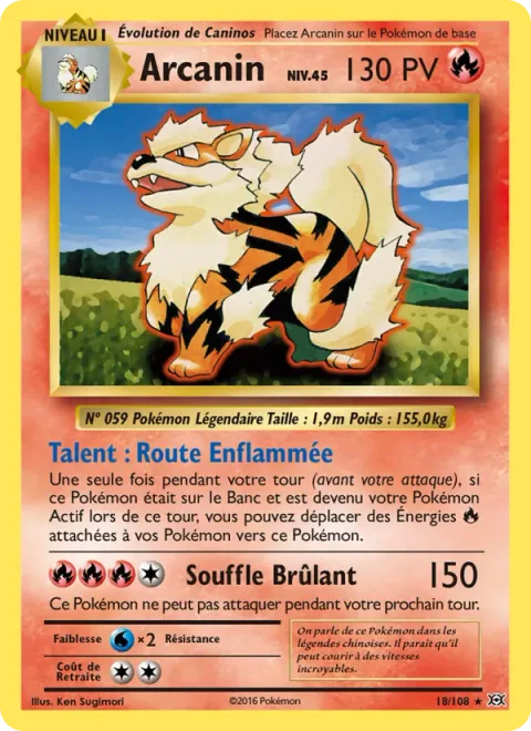 Arcanine [Burning Road | Scorching Breath]