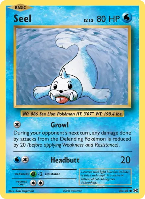 Seel [Growl | Headbutt]