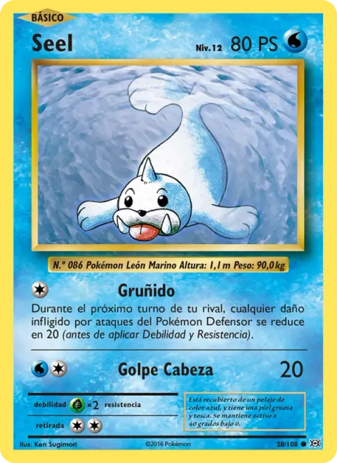 Seel [Growl | Headbutt]
