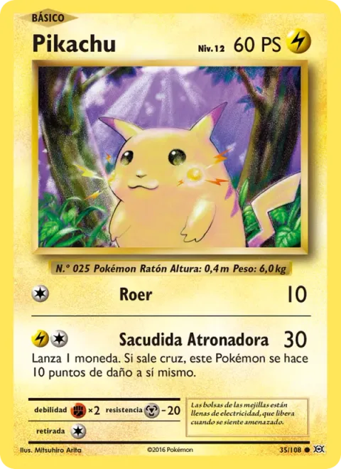 Pikachu [Gnaw | Thunder Jolt]
