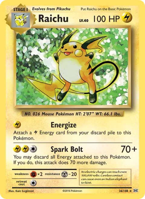 Raichu [Energize | Spark Bolt]