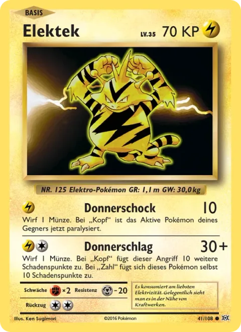 Electabuzz [Thundershock | Thunderpunch]
