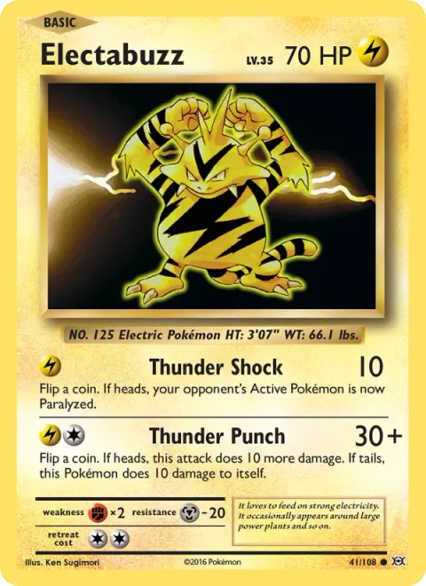 Electabuzz [Thundershock | Thunderpunch]