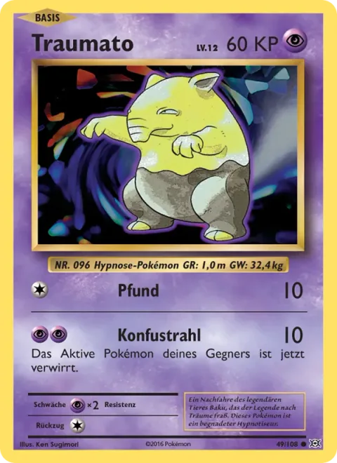 Drowzee [Pound | Confuse Ray]