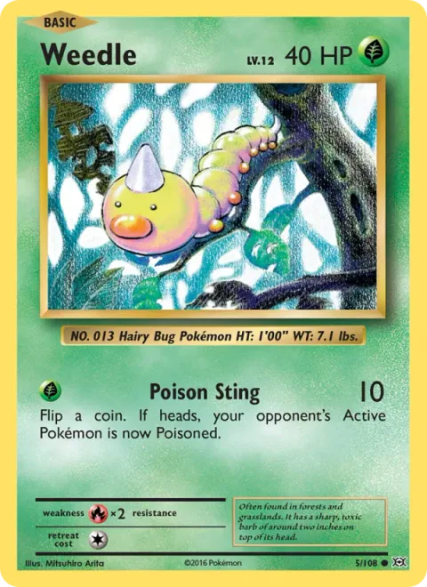 Weedle [Poison Sting | Base Set]