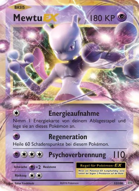Mewtwo EX [Energy Absorption | Regeneration | Psyburn]