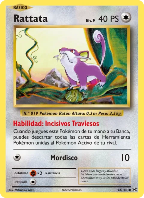 Rattata [Mischievous Fang | Bite]