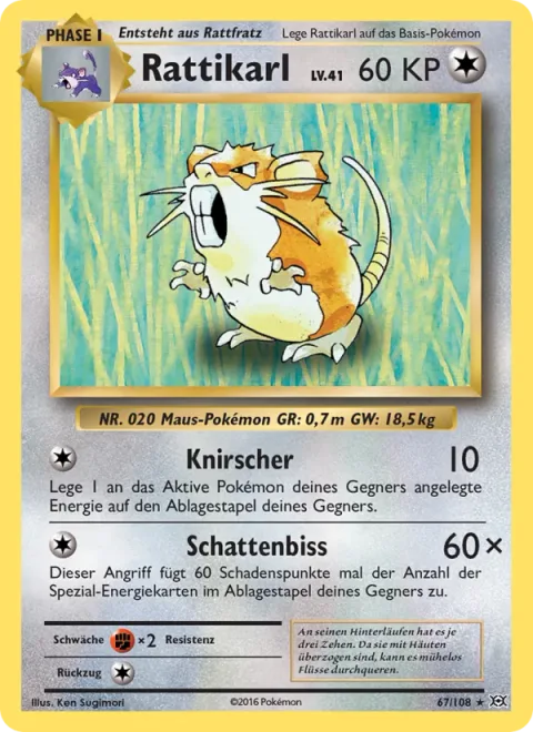 Raticate [Crunch | Shadowy Bite]