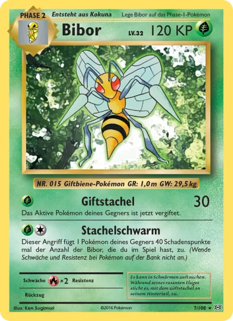 Beedrill [Poison Sting | Swarming Sting]