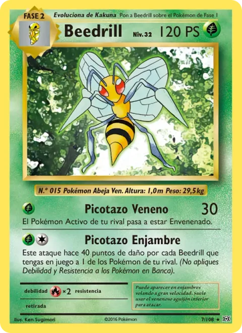 Beedrill [Poison Sting | Swarming Sting]