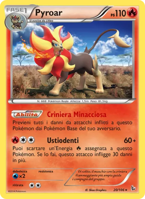Pyroar [Intimidating Mane | Scorching Fang]